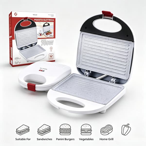 Panini Presser, Kompakt Design, Hurtig Madlavning,W6106