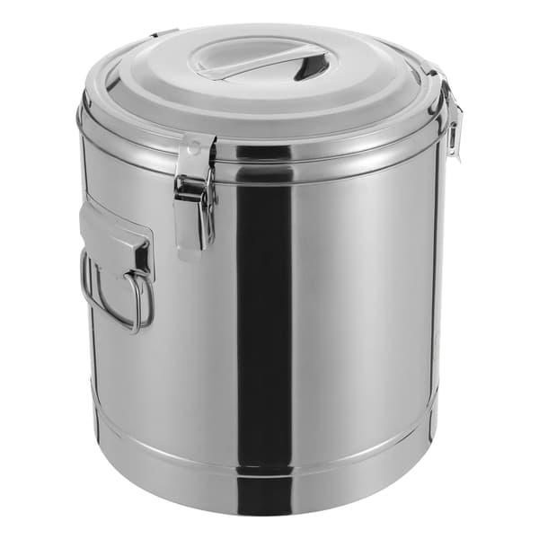 Isolerad hink, 30L kapacitet, hållbart rostfritt stål,Silver