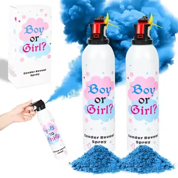 Fest Spray, Miljøvenlig, Ideel til Fejringer,2 PCS Blå