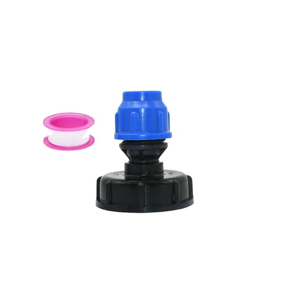 IBC Tankadapter, PE Rørforbindelse, Hurtig Installation,20MM-A