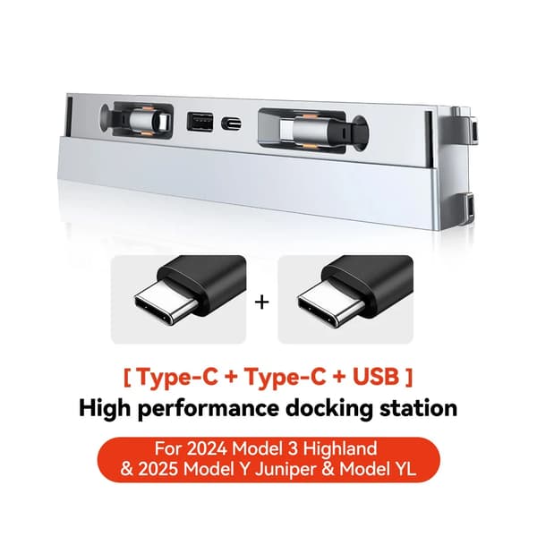 Dockingstation, Hurtigopladning, Nem Installation,sort
