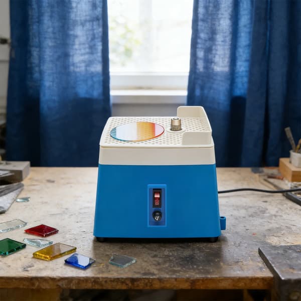 Elektrisk Mølle, Borddesign, Ren Kobbermotor,Blå