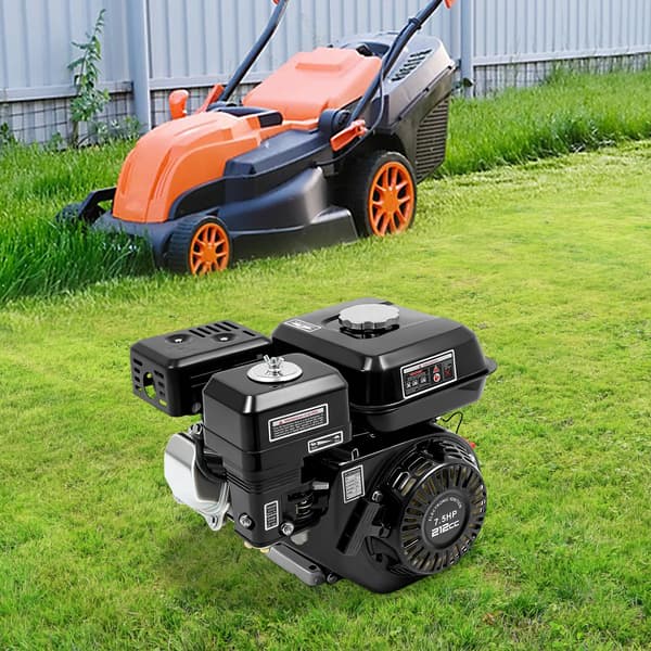 Luftkølet motor, 7,5HK, 212cc 4-takts,sort
