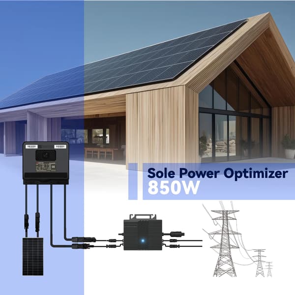 Strømoptimerer, Modulniveauledelse, Høj Effektivitet,850W Optimizer
