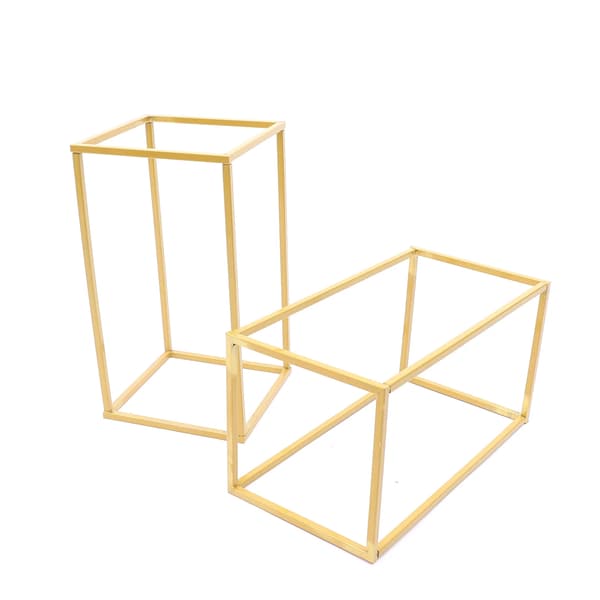 Blomsterställ, Elegant Design, Hållbar Konstruktion, Guld