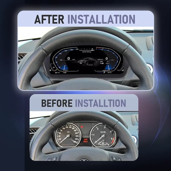 Digitalt Dashboard Panel, Kompatibel med BMW E87, Trådløs Forbindelse, Tilpasningsvenligt Interface,E87