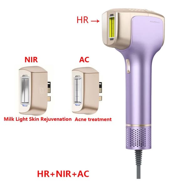 Epilator, smertefri hårfjerning, smart hudsensor,HRNIRAC