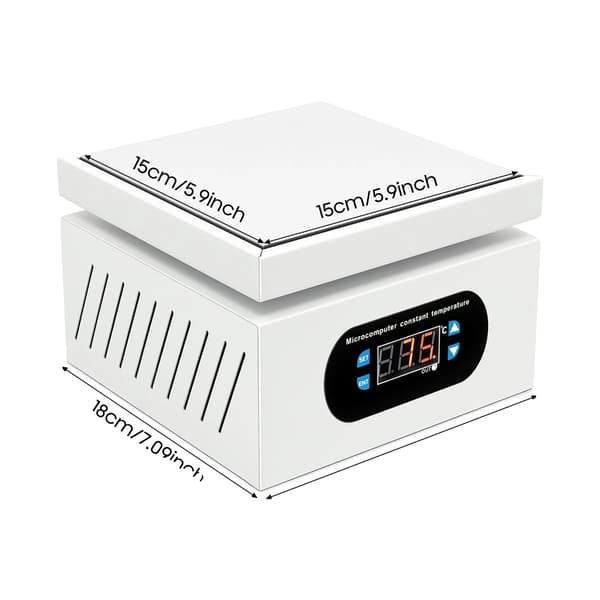 Elektrisk loddeplade, 500W, justerbar temperaturinterval,HVID