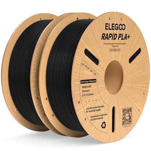 3D-printer filament, høj hastighed, forbedret styrke,Sort 2kg