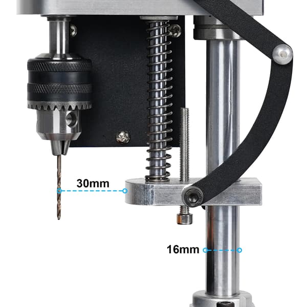 Mini Bordborr, 7-Hastigheter, Precision Design,EU-kontakt