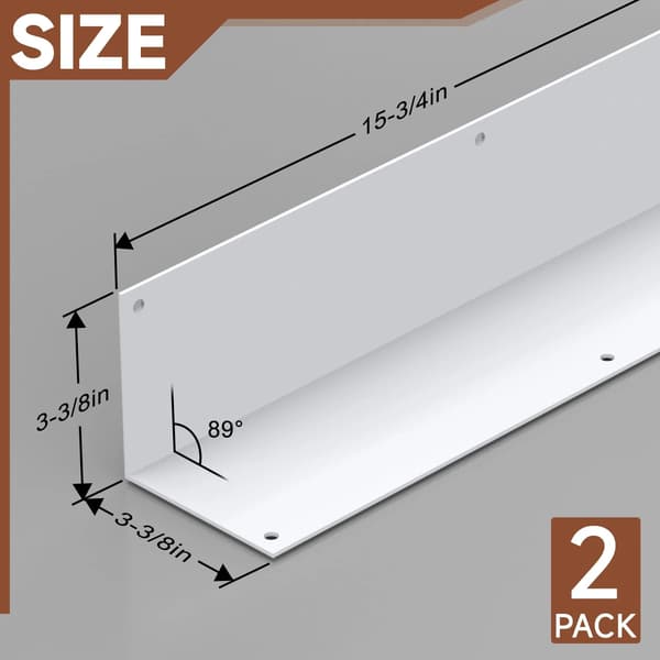 Hörnskydd, Aluminium Material, Universell Kompatibilitet,VIT