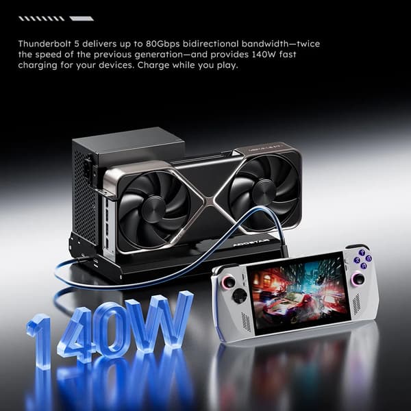eGPU Dock, Dual Thunderbolt 5 Porte, PCIe 4.0 Interface,EG02