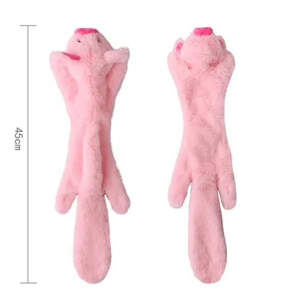 Hundelegetøj, Squeaky Lyd, Holdbart Fleece Materiale,Svin