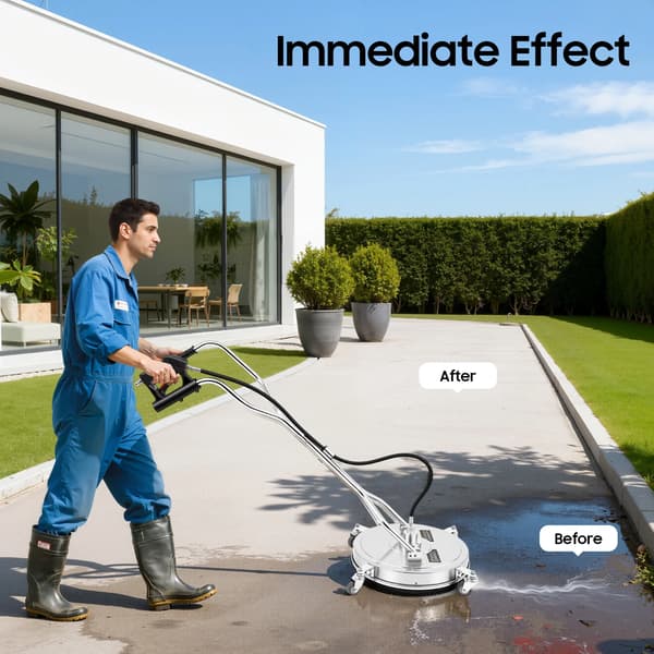 Yt rengöringsmedel, 4500 PSI tryck, enkel montering,VIT