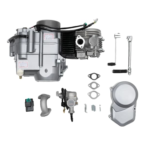 Motor, 125 CC Slagvolumen, 4-Takts Design,GRÅ