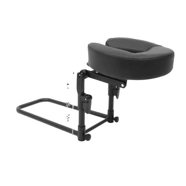 Massagekudde, U-formad minnesskum, Fällbar design,svart