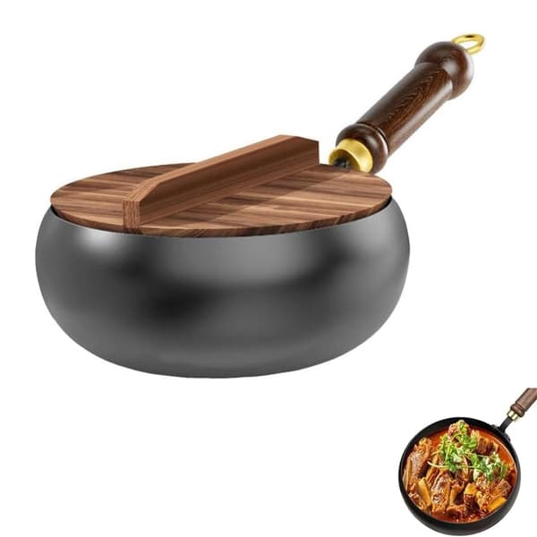 Wok, 28 cm Diameter, Säker Matlagning,28CM