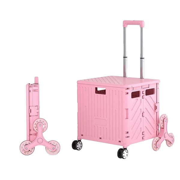 Fällvagn, Lättviktsdesign, Stor kapacitet,rosa
