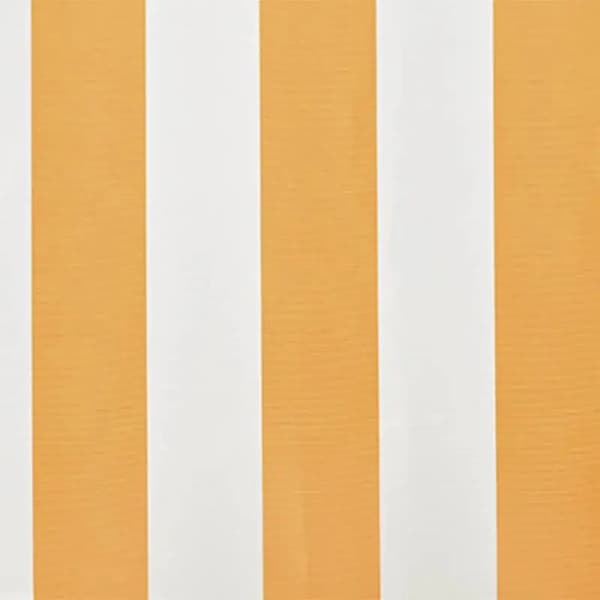 Markiser, Holdbart Poly Cotton Materiale, Manuel Betjening,Gul