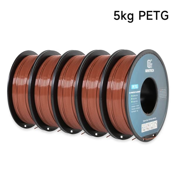 3D-utskrift Filament, PETG Material, Låg Vridning Design,Brun