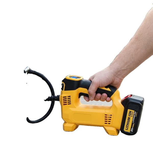 Dækpumpe, Trådløs Design, Auto-Stop Funktion,INGEN BATTERI