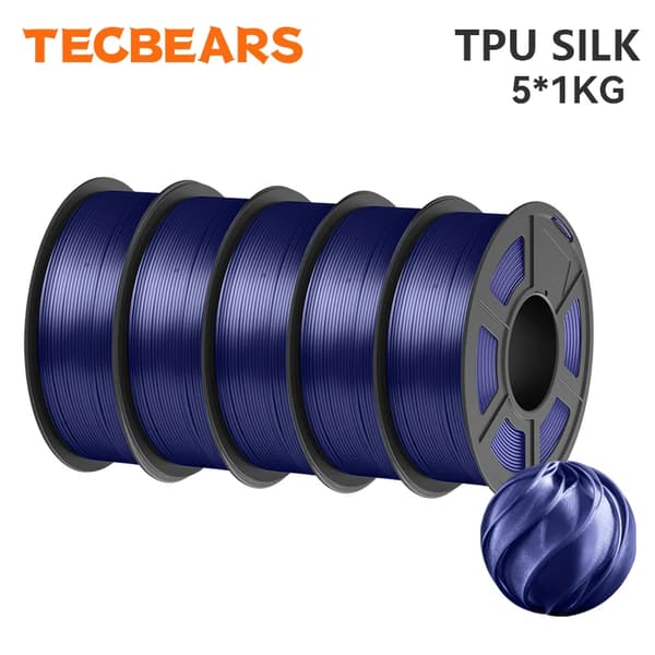 3D Filament, Fleksibel TPU, Høj Slagmodstand,TPU SILK 5DB
