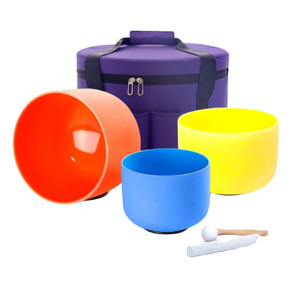 Lydbowls Sæt, 432 Hz Stemning, Inkluderer Tilbehør,7G 9E 11C