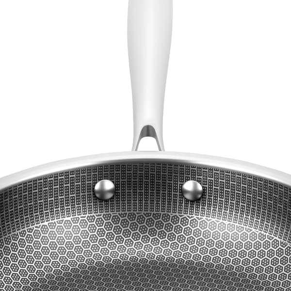 Stekpanna, Lättviktsdesign, Jämn Värmefördelning,Silver