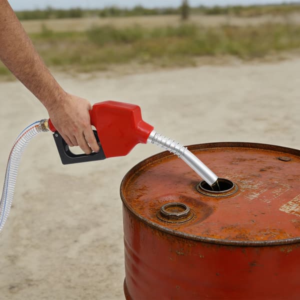 Dieselbränsleöverföringspump, 12V, 50L/min,Röd