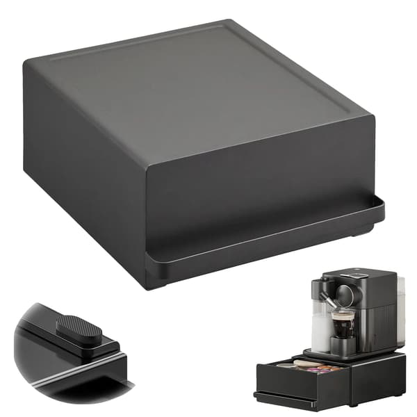 Kaffemaskinebord, Moderne Design, Pladsbesparende Opbevaring,Sort
