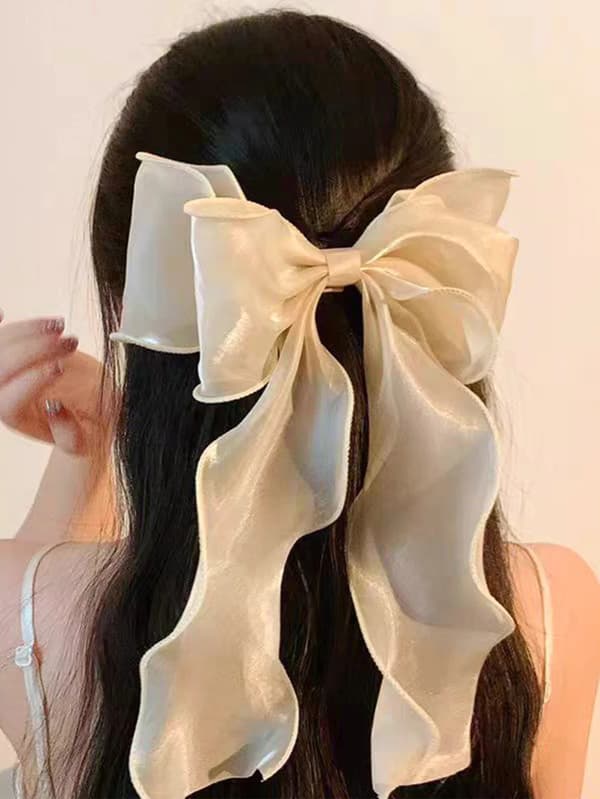 Hårnål, Elegant Ribbondesign, Mångsidig för Alla Säsonger,Champagne