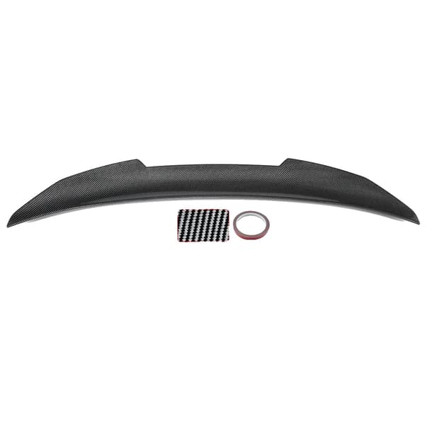 Bagspoiler, Holdbart ABS-plast, Nem installation,kulstoflook