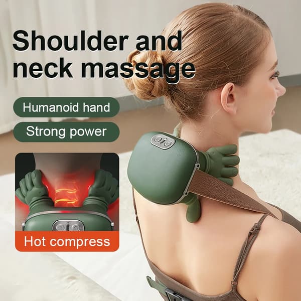 Massager, 4D Knådning, Trådlös Design,Fb-110