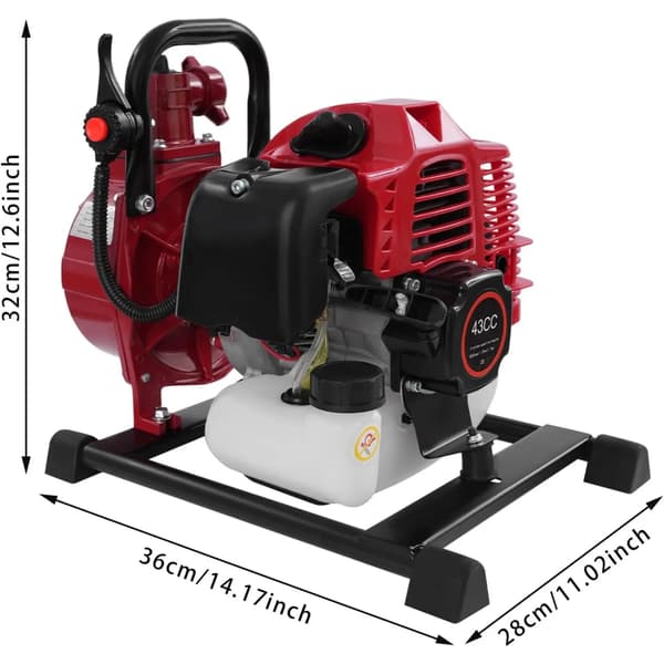 Vattenpump, Hög Effektivitet, Mångsidiga Tillämpningar,EU, Röd, 220V