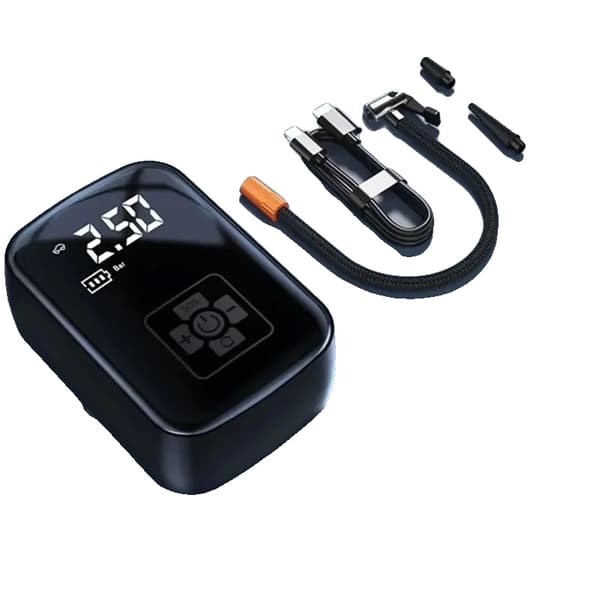 Billuftpump, Snabb Uppblåsning, Bärbar Design, Batteridriven