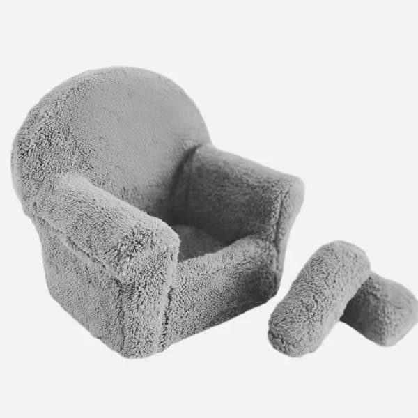 Fotografi Rekvisit, Blød Stof Sofa, Ideel til Nyfødte Sessioner,MØRKE GRÅ
