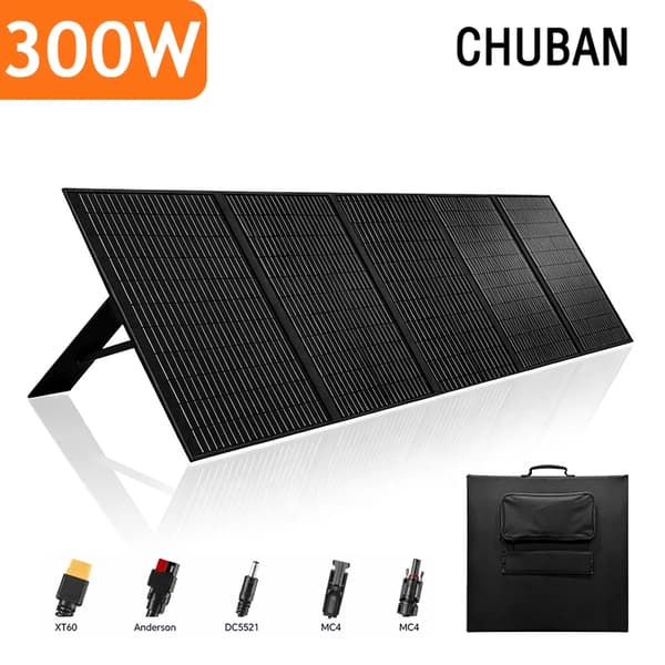 Solpanel, Foldbart Design, Effektiv Energiomdannelse,5-Fold