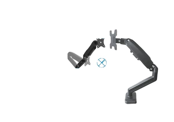 Skärmställ, Robust Metallkonstruktion, Ergonomisk Justering,W5537