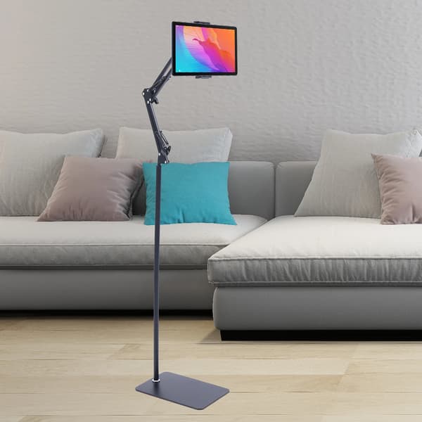 Tablet Ställ, 360° Rotation, Justerbar Höjd,svart