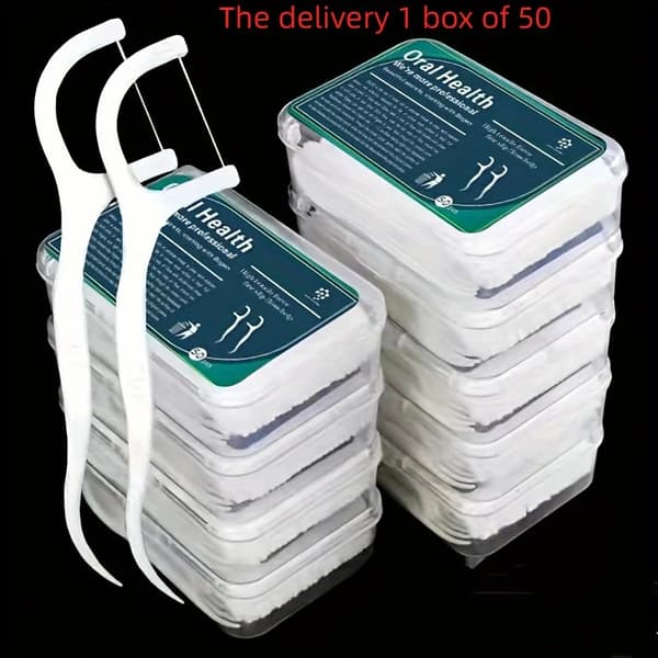 Tandtråd, Bærbare Picks, Effektiv Rengøring,500PCS