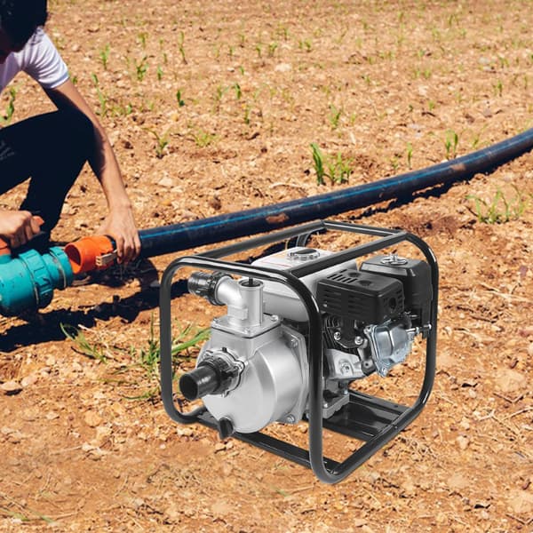 Vattenpump, 4,8 kW effekt, 28 m pumplyft,Röd