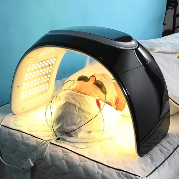LED Maske, Hudfornyelse, Anti-rynke Behandling,sort