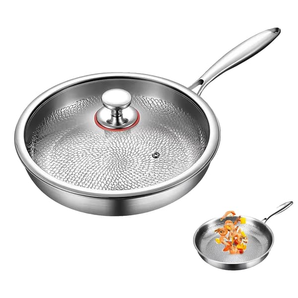 Stegepande, Hammermønster, Non-Stick Titanium,30CM