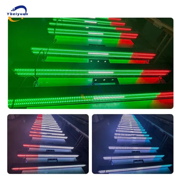 LED-ljusramp, DMX-kontroll, strobe- och jagande effekter,2 PCS