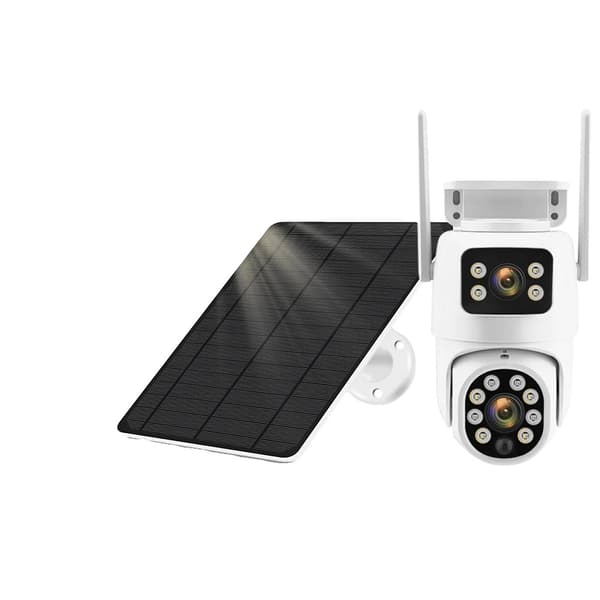 Udendørs kamera, 4G-forbindelse, nattevisionsfunktion,4G Cam Tilføj 128G Kort