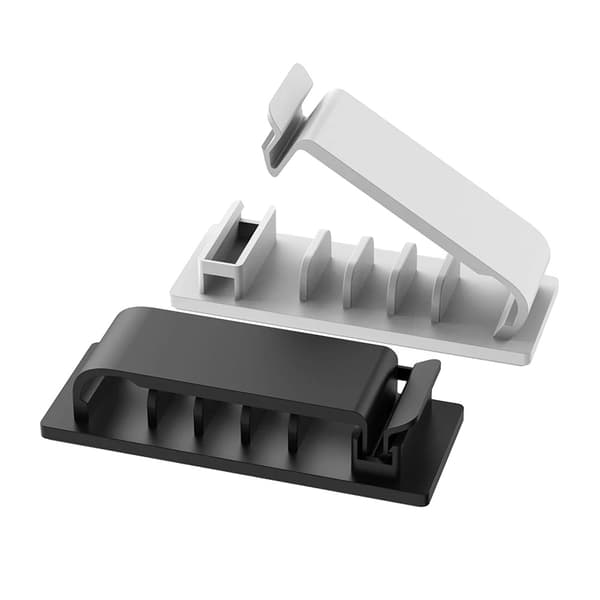 Kabelorganisator, Kompakt Design, Nem Installation,3stk-sort5 huller