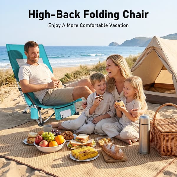 Strandstol, Bärbar Design, Ergonomiskt Stöd,A