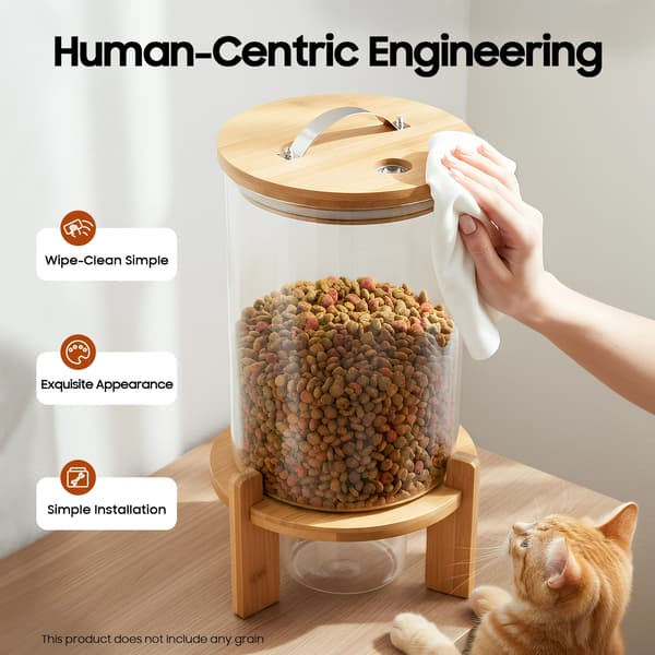 Cereal Dispenser, Holdbar Glas, Moderne Design,Klar