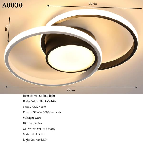Loftlampe, Moderne Design, Energi Effektiv,A0030