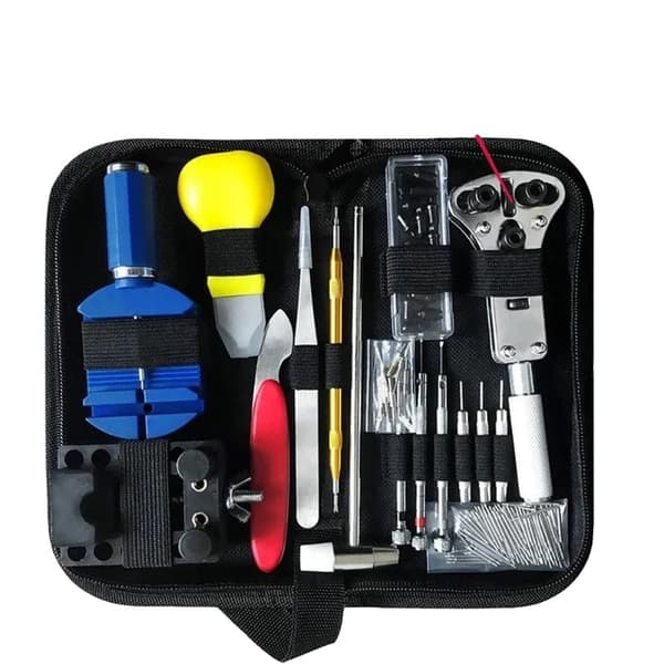 Klockreparationssats, Komplett Verktygsset, Hållbara Material,147pcs